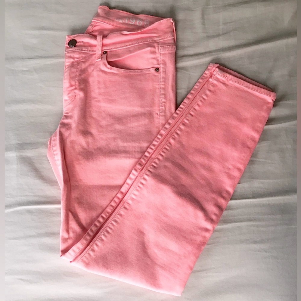 Neon Pink GAP Jeans